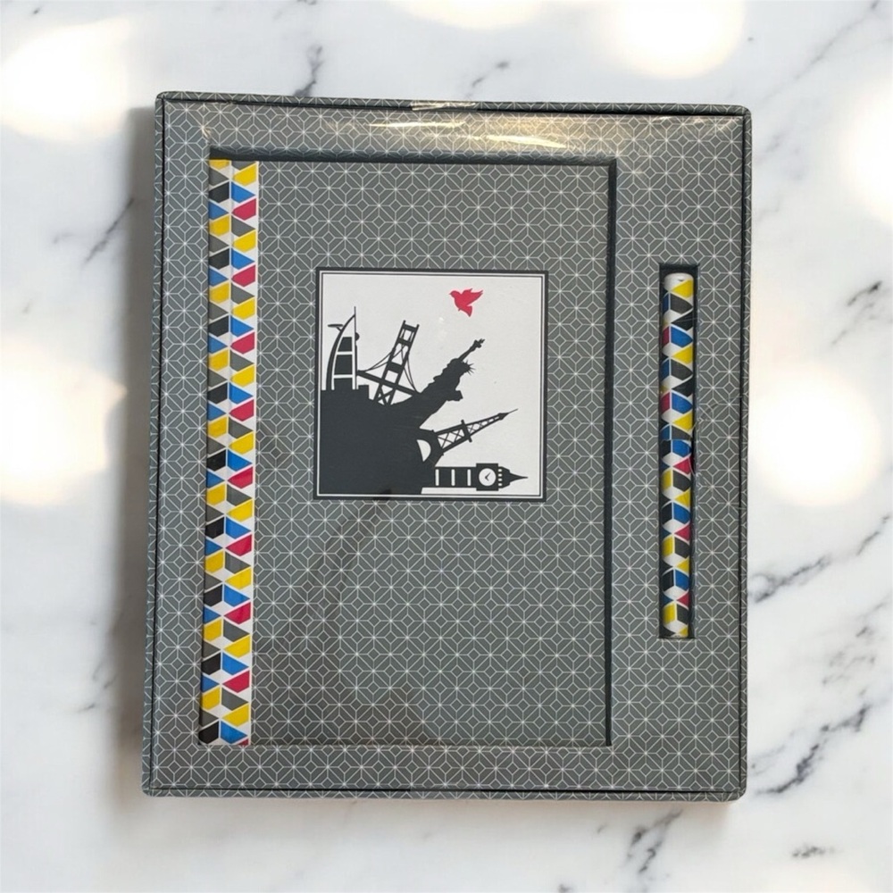 DiVOGA Geometric Patterned Journal and Pen Set